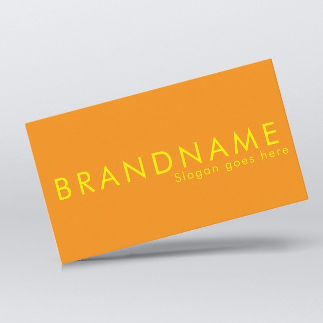 Vibrant kontrast färg, en modig modern visitkort (Skapare uppladdad)