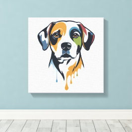 Vibrant Lab Pop Art Canvastryck