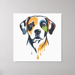 Vibrant Lab Pop Art Canvastryck