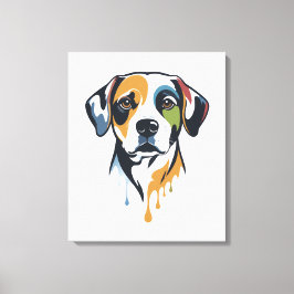 Vibrant Lab Pop Art Canvastryck