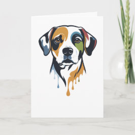 Vibrant Lab Pop Art Kort