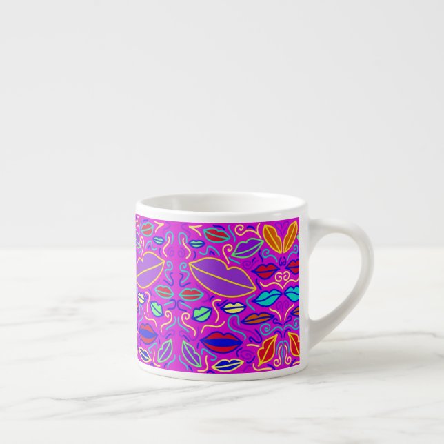 Vibrant Läppar Espresso Mugg Espressomugg (Höger)