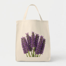 Vibrant Lavender Botanical Art Design Tygkasse