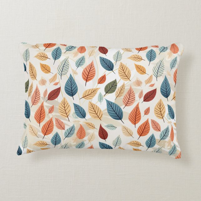 VIBRANT LEAF PATTERNS PRYDNADSKUDDE (Baksidan)