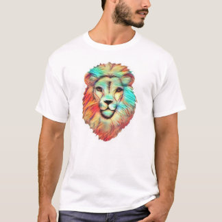 Vibrant Lejon's Head Manar-Shirt T Shirt