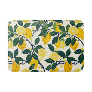 Vibrant Lemon Grove Badrumsmatta