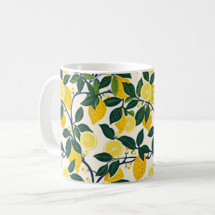 Vibrant Lemon Grove Kaffemugg