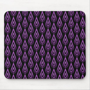 Vibrant Lila Flickering Flames Mousepad Musmatta