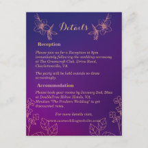 Vibrant Lila för Magenta med Blommigt i Bröllop