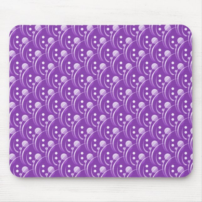 Vibrant Lila Hip och Snyggt Mousepad Musmatta (Framsidan)