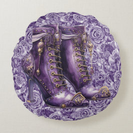 Vibrant Lila Ro Sreanpunk Kärlek Dekorativ kudde