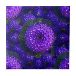 Vibrant Lila Specklad naturpanel Kakelplatta