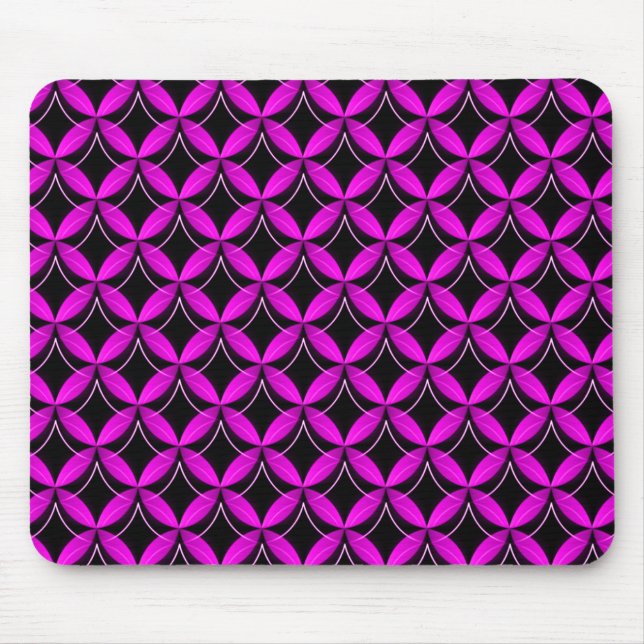 Vibrant Lila Uptown Glam Mousepad Musmatta (Framsidan)