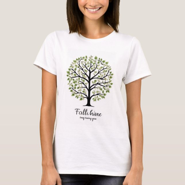 Vibrant Livets träd T Shirt (Framsida)