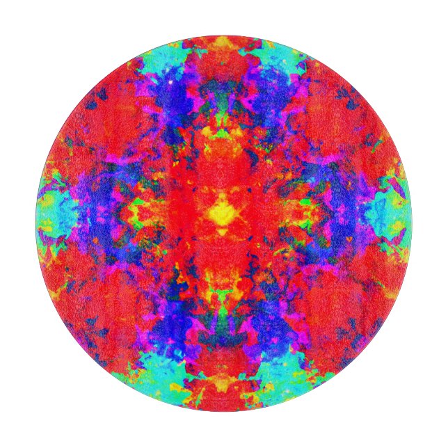 Vibrant Ljusa färger Mönster Art (Framsidan)