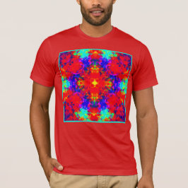 Vibrant Ljusa färger Mönster Art T Shirt