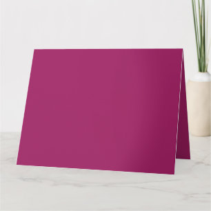 Vibrant Magenta Elegans   Premium Vikta Kort