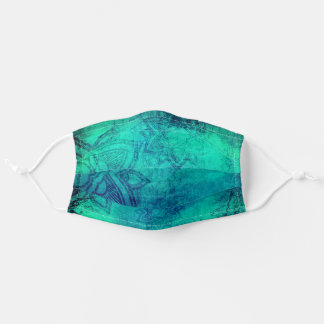 Vibrant mandala print tie dye mönster ansikte mask