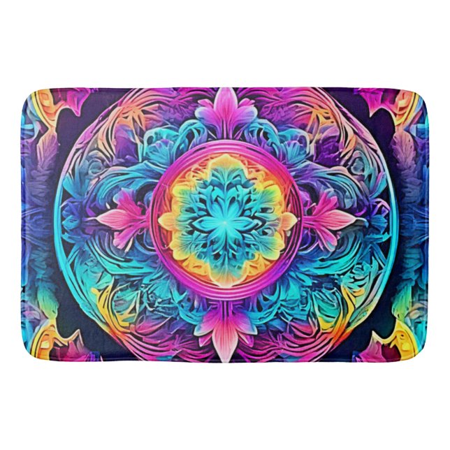 Vibrant Mandala Spirit Badrumsmatta (Framsidan)