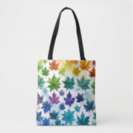 Vibrant Maple Löv Tote Tygkasse