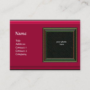 VIBRANT MEMORY3 MONOGRAM Gem violet Visitkort