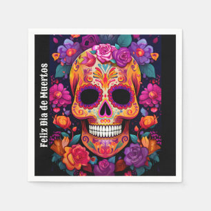 🌹 Vibrant Memory: A Día de Muertos Tribute 🌹 Pappersservett