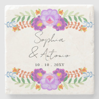 Vibrant Mexican Floral Fiesta Wedding Stenunderlägg