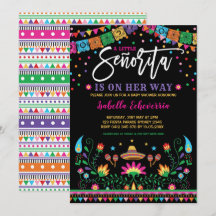 Vibrant Mexican Senorita Fiesta Baby Shower