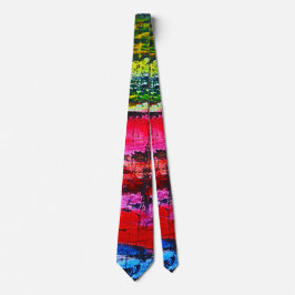 Vibrant modern bra konst abstrakt med flera färger slips