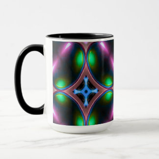 Vibrant Modern Geometric Abstract Mugg