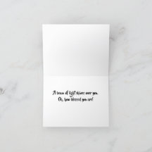 Vibrant Money Träd Ray of Light Card