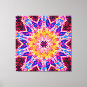 Vibrant Mönster Power Art Canvastryck