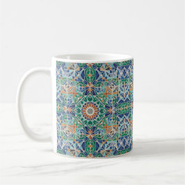 Vibrant Moroccan Zellige Tile Pattern  Kaffemugg