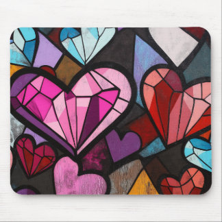 Vibrant Mosaic Hearts Musmatta