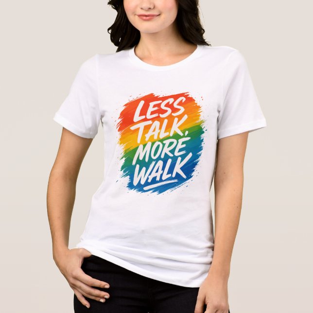 Vibrant Motivational Graphic T Shirt (Framsida)