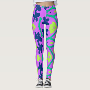 Vibrant multifärgad "Ratti_Kreativ_Arts" Leggings
