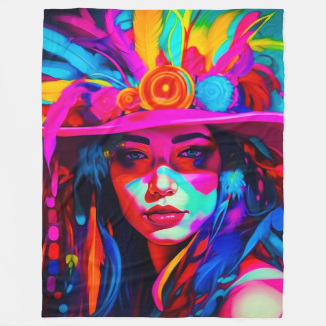 Vibrant Muse Fleecefilt (Framsidan)