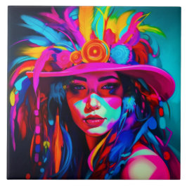 Vibrant Muse Kakelplatta
