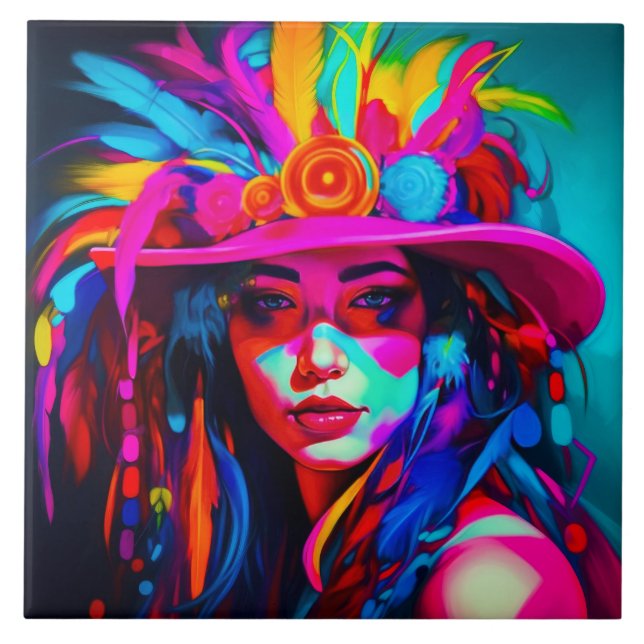 Vibrant Muse Kakelplatta (Framsidan)