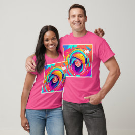 Vibrant musikflöde t shirt