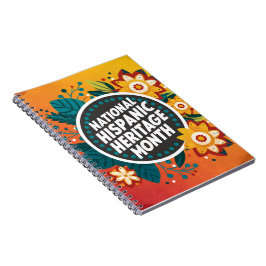 Vibrant National Hispanic Heritage Month Anteckningsbok