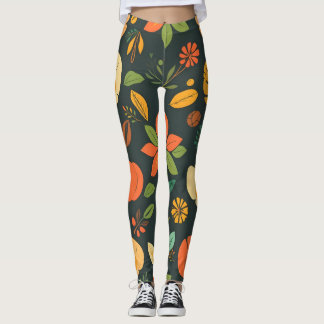 Vibrant Natural Inslag Leggings - Fet Digital P
