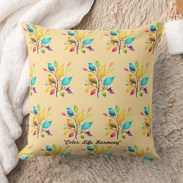 " Vibrant Nature Elegence" Kudde (Filt)