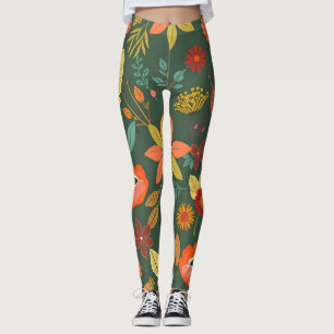 Vibrant naturlagg - Artistic Digital Print Leggings