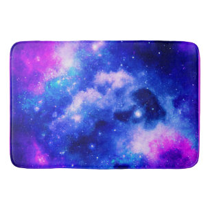 Vibrant Nebula Exploration Mönster Badrumsmatta