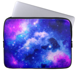 Vibrant Nebula Exploration Mönster Laptop Fodral