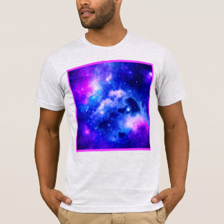 Vibrant Nebula Exploration Mönster T Shirt