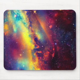 Vibrant Nebula Mousepad Musmatta