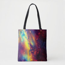 Vibrant Nebula Tote Bag