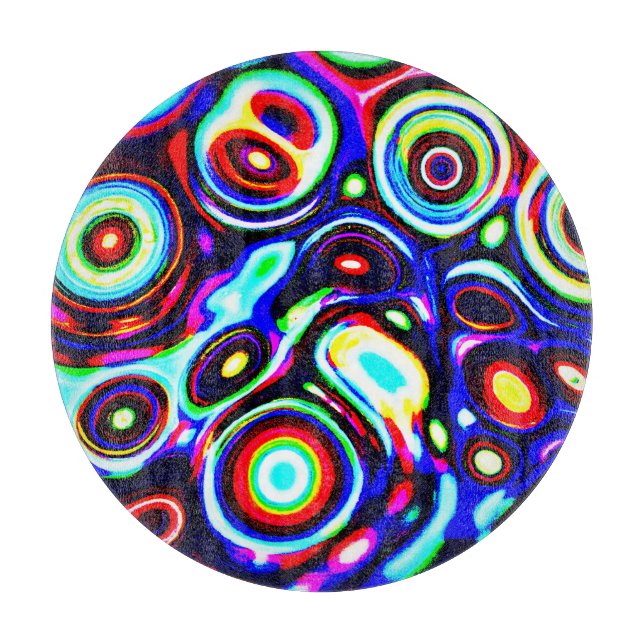 Vibrant Neon Pulse Mönster (Framsidan)